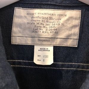 RRL NAUTICAL WORK SHIRT